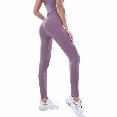 China Breathable High Elasticity Hip Lift Gaiters Gym Clothing Yoga Pants Seamless for sale