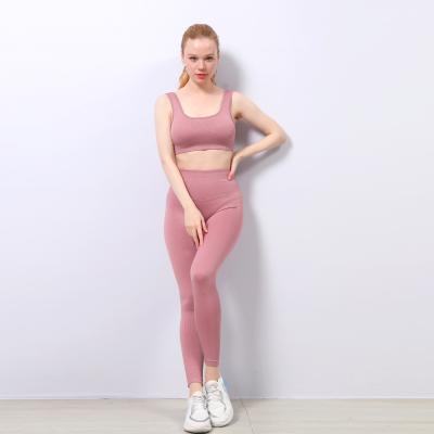 China Breathable Soft High Elasticity Breathable Hip Lift Plus Size Seamless Yoga Suit Sport Wear for sale