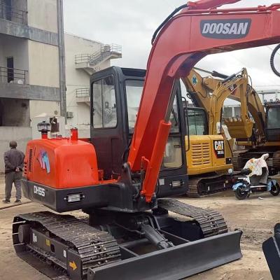 China used DOOSAN mini crawler excavator DH55, Doosan Dh55 DH60-7 DH70 DH80 Excavator made in South Korea, Doosan DH55-V Excavator 0.3mÂ³ for sale