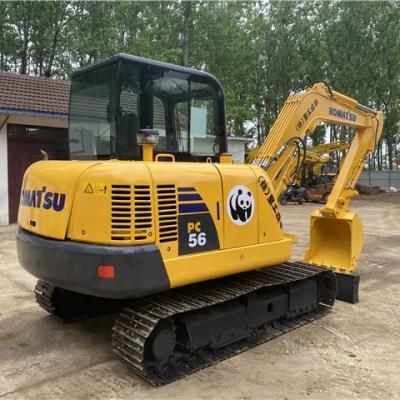 China Secondhand japan Original Mini Excavator KOMATSU PC56 /KOMATSU PC56 with cheap price good condition For Sale 0.22m3 for sale