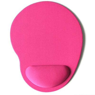 China With wrist rest candy solid color durable non-slip computer mouse pad with comfortable wrist rest for sale