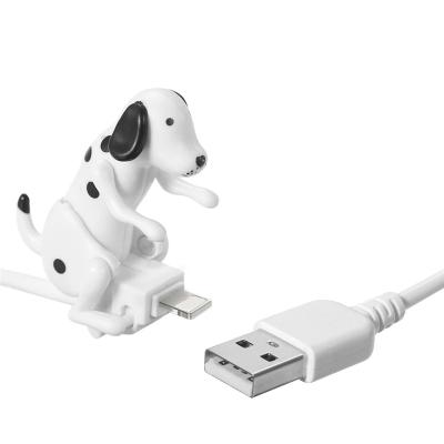 China Mobile Phone Types Portable Funny Cute Pet USB Cable Mini Humping Spot Dog Toy Instrument Charger Data Line Compatible For Micro-USB Phone for sale