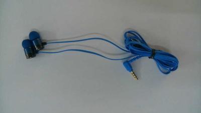 China in ear high quality earphone with mic in blue color (MO-EM003) for sale