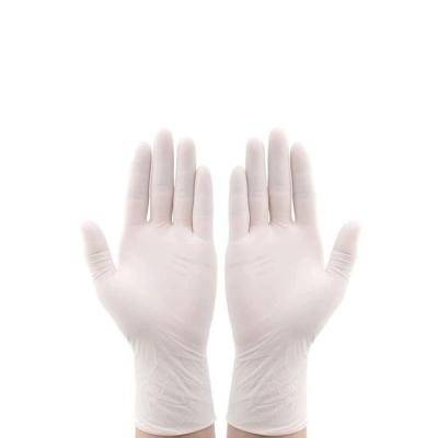 China Het blauwe Witte Beschikbare Nitrilonderzoek Gloves Multigrootte voor Voedsel Behandeling Te koop