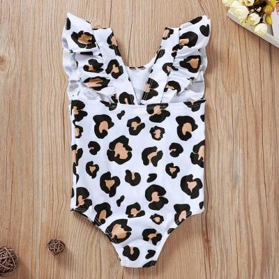 China One-Piece Kids Swimwear Fruit Ruffle Children Swimwear Kids Bikini Swimwear Leopard Swimwear Girls Custom Made Watermelon Swimwear for sale