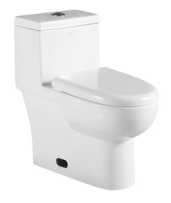 China Double Floor Flush Hot Salesperson Hotel Villa Apartment One Piece Siphonic Toilet for sale