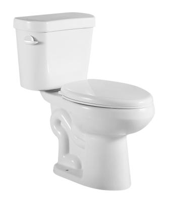 China New design Double-flush hotel bathroom cheap sanitary ware closestool WC ceramic two piece toilet siphonic for sale