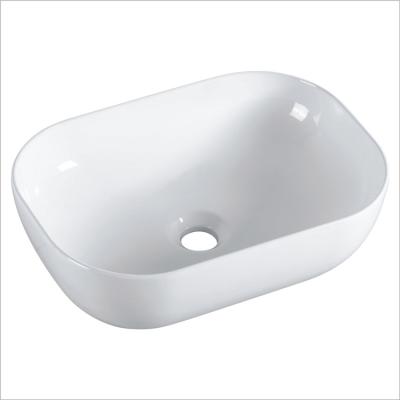 China Modern Good Quality Graphic Design Apartment Office Building Worktop Ceramic Basin for sale