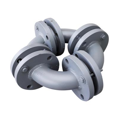 China PTFE Lined carbon steel  Flanged tee Customed pipe fittings zu verkaufen