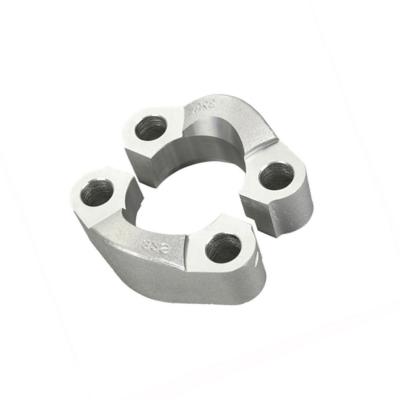 China Hydraulic Metal Hose Fitting Flange Clamps Carbon Steel Flange Split Clamps for sale