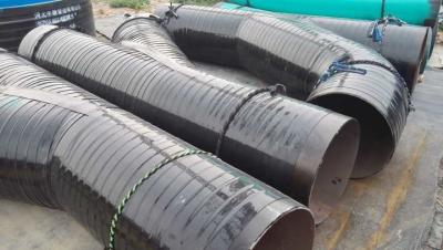 China Free Sample Round Flange Lined Pipe Attachments Insulated Pipeline Fittings with FBE Coating for sale