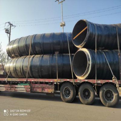 China Encaixes de tubulação de aço pretos de aço inoxidável 2.5MPa da fibra de vidro de DN57mm à venda