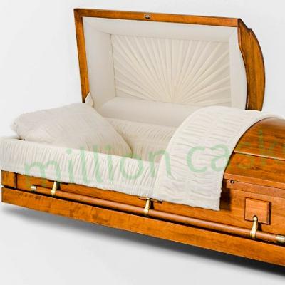 China Chinese Style Hardwood Casket American Casket Supplier for sale