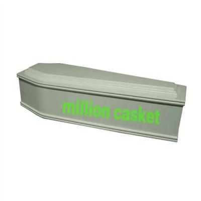 China MDF Casket European Export Cheap Style Coffin No Hardware Non Online Market for sale