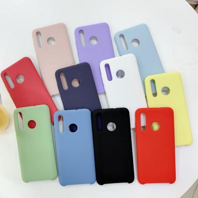 China Liquid Anti-scratch Silicone Rubber Mobile Phone Cover For Huawei Nova4 Nova2s Original Silicone Case for sale