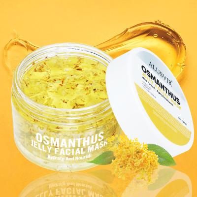 China Soft Face and Body Jelly Facial Mask Moisturizer Private Label Skin Care Osmanthus Hydrojelly Powder Spa Beauty Jellymask Hydraulic Facemask for sale