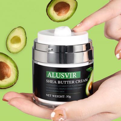 China Dark Circles Korean Private Label Skin Care Organic Skin Whitening Moisturizing Face Shea Butter Avocado Moisturizer Cream Anti Aging Lotion for sale