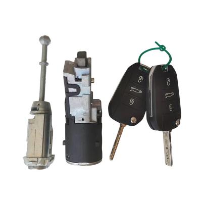 China Engine Start Body Systems Car Rear Door Lock Peugeot 508 Auto Door Locks Cylinder With Key for sale