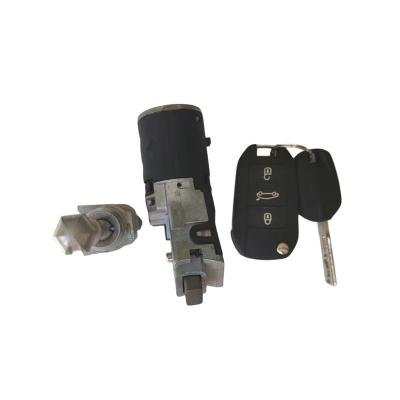 China Motor Start China Manufacturer Auto Door Lock Cylinder 1613132280 Door Lock Cylinder 9804376980 With Key for sale