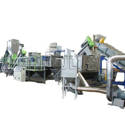 China Recycle plastic pp recycling plant, PE film, PE pp plastic machine good price waste fiber, film agricultural shopping bags recycle washing line for sale