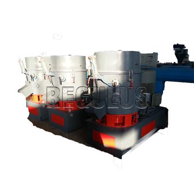 China Plastic Sheet Film Agglomerating Plastic Granulate Recycling Densifier pp pe pvc film agglomerator granulation line for sale