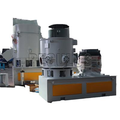 China Agglomerating plastic film Plastic granules recycling agglomerator for PP PE Films Fiber used film plastic bag agglomerate machine for sale