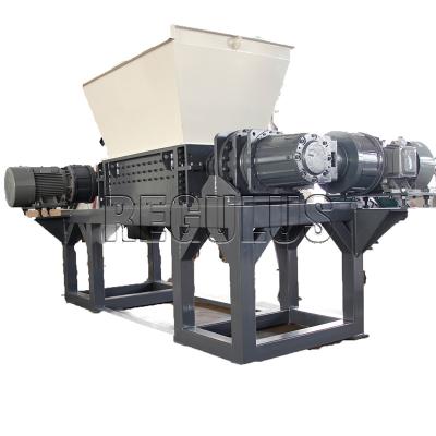 China Strong E-waste Zhangjiagang Double Shaft Shredder Plastic Film Recycling Shredding Crusher Machine For Garbage for sale