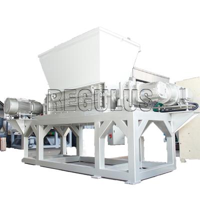 China double shaft E-waste shredder for cutting wood plastic paper/plastic/rubber/metal wood waste for sale