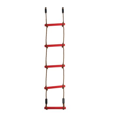 China Colorful Kids Plastic Climbing Rope Ladders Safety Step Ladders Eco - Friendly for sale