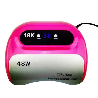 China Nail Art Beauty Factory Outlet 48w Low Temperature UV Led Cure CCLF Nail Lamp Nail Dryer Machine for sale