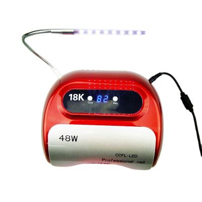 China Professional Nail Art Beauty Factory Outlet 48w salon manicure led CCLF nail lamp UV led nail drier machine for sale