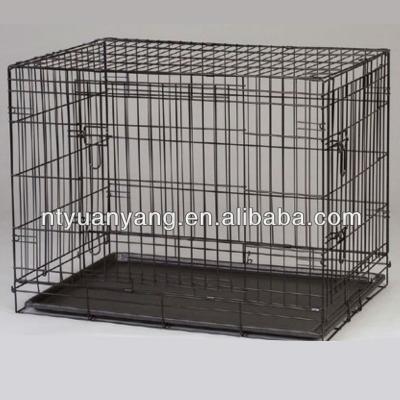 China Retail Customized Sustainable Size Wire Folding Pet Crate Dog Cage for sale