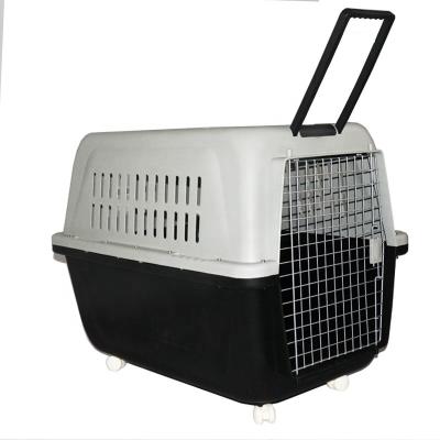 China Yuanyang Breathable Brand Outdoor Travel Aviation Dog Cage With Tray for sale