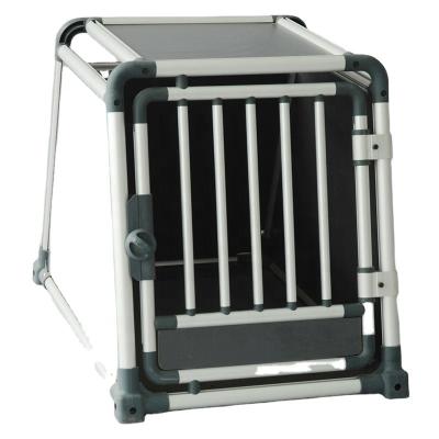 China Breathable Chinese New Design Dog Cage Travel Carrier Aluminum Dog Crate Crates for sale