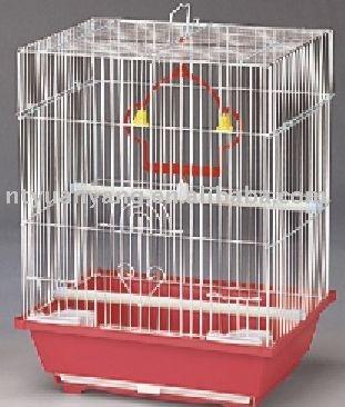 China Sustainable Outdoor Bird Cages Used Parrot Cage With Wire Mesh Cups For Canary Bird for sale