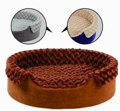 China Viable Comfort Air Cushion Shoes Luxury Dog Bed Fabric Kennel For Sale for sale