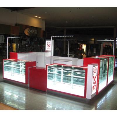 China Showcase for attractive mall jewelry display kiosk and watch display kiosk for mall hot sale jewelry counter for sale