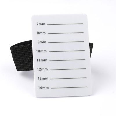 China Acrylic Eyelash Display Card False Eyelashes Hold Eye Lash Grafting Stand Palette Protective Bandage for sale