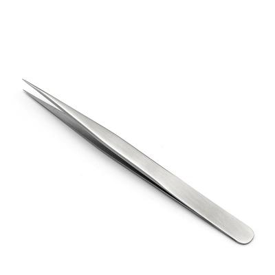 China Silver Eyelash Extension Tweezers Custom Eyelash Extension Tweezers Wicks Hold Wicks Applicator for sale