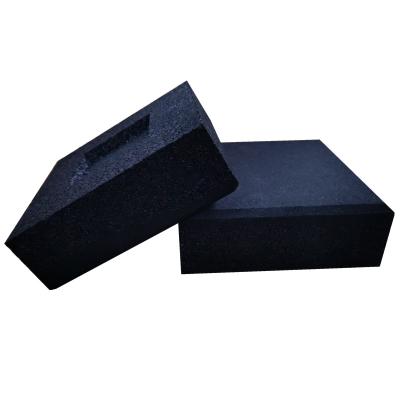 China Contemporary Ground damping brick polymer sound insulation brick KTV bar special damping sound insulation brick 150*150*50mm for sale