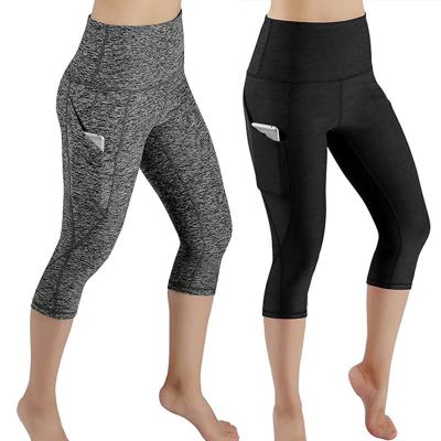 China 2022 Women's Custom Pocket Breathable Mesh Legging Sportswear Leggings Cropped Pants For Woman Fitness Yoga Pants for sale