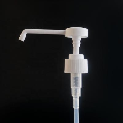 China Non Spill Plastic Sanitizer Dispenser Nose Lotion Pump 28/410 Long For Pump Bottle for sale