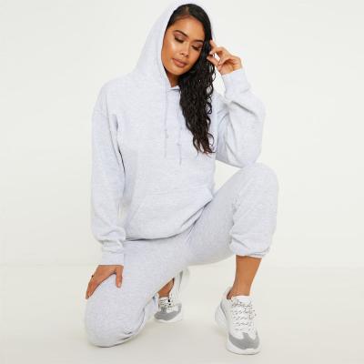 China Sustainable and Leisure Women's Loose Sweatpants and Sustainable Hoodie Set for sale