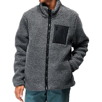 China High Quality Custom Made Viable Factory Mens Sherpa Fleece Jacket For Winter for sale