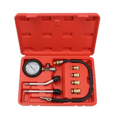 China Auto Repair Tools Pressure Indicator Tester Kit Motor Auto Petrol Gas Engine Cylinder Compression Gauge Tester Tool Car Diagnostic Tool New Quick Type for sale