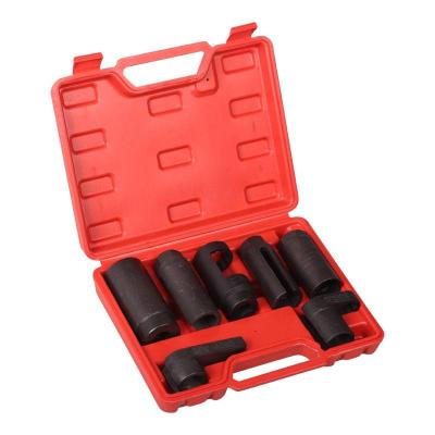 China Auto Repair Tools 7 PCS Automotive Oxygen Sensor Socket Clearing Wrench Remover Tool and Wire Chaser Tool for sale