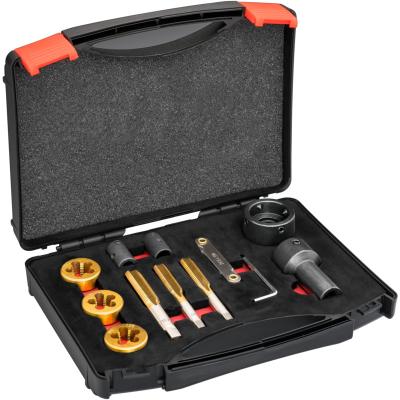 China Durable+Portable+Comfortable PRO Handle GTY 13PCS Tap and Die Set for Wheel Bolts and Wheel Nuts DIY Tools for sale