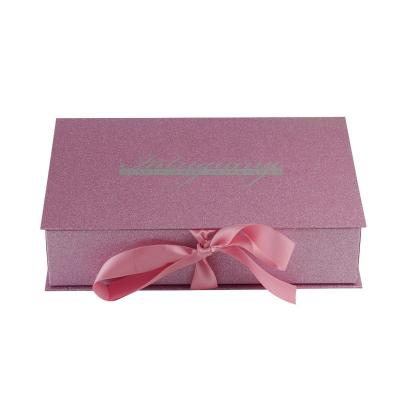 China Biodegradable High End Luxury Hair Extensions Gift Clamshell Box Wig Rigid Luxury Paper Box for sale