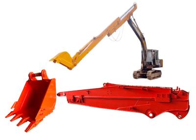 China 12M 10M Telescopic Digger Sliding Boom Arm , Q355B Excavator attachments for sale