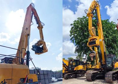 China 20 Ton 30 Ton 85ton Excavator Pile Driving Arm piling attachment Boom for sale